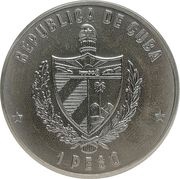 1 Peso Camilo Cienfuegos obverse image