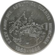 1 Peso Assault to the Moncada Garrison reverse image