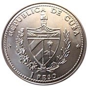 1 Peso Queen Isabella obverse image