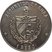 1 Peso Celia Sanchez Manduley obverse image