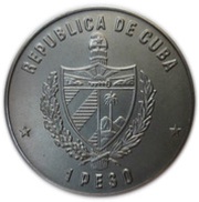 1 Peso Simon Bolivar obverse image