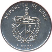 1 Peso Barcelona Olympic Stadium obverse image