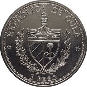 1 Peso Bartolome de Las Casas obverse image