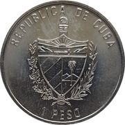 1 Peso Gold Tower obverse image