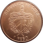 1 Peso Heroic Guerilla Fighter obverse image