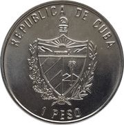 1 Peso African presence at America obverse image