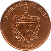 1 Peso 40th. Moncada Anniversary obverse image
