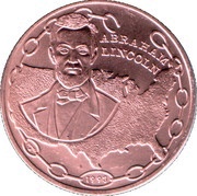 1 Peso Abraham Lincoln reverse image