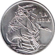 1 Peso The India, Cuba, 1994 reverse image