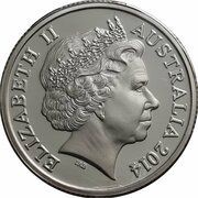 1 Dollar - Elizabeth II 4th Portrait - 30 Years Mob of Roos obverse image