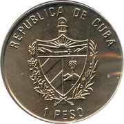 1 Peso Jose Marti obverse image