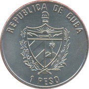 1 Peso 1st. Wind Rose of Juan de la Cosa obverse image