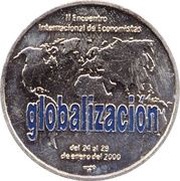 1 Peso II International Economists Meeting - Globalization, Cuba, 2000 reverse image