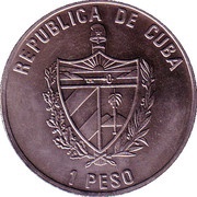 1 Peso Simon Bolivar obverse image