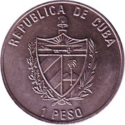 1 Peso Havana Cathedral obverse image