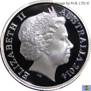 1 Dollar - Elizabeth II 4th Portrait - A Voyage to Terra Australis - Silver Proof obverse image