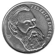 1 Peso Friedrich Engels, Cuba, 2002 reverse image