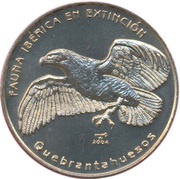 1 Peso Bearded vulture, Cuba, 2004 reverse image