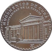 1 Peso Havana University, Cuba, 2004 reverse image
