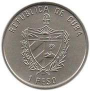 1 Peso Pygoplites diacanthus obverse image