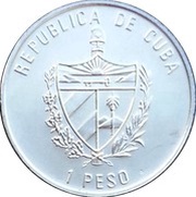 1 Peso Summer Olympic Games 2008 obverse image