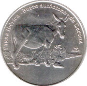 1 Peso Burro autoctono, Cuba, 2007 reverse image