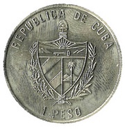 1 Peso Battle of Trafalgar obverse image