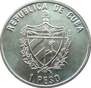 1 Peso Principe de Asturias ship obverse image