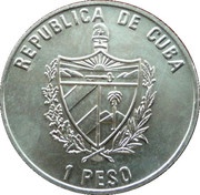 1 Peso San Carlos Ship obverse image
