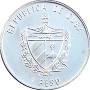 1 Peso Charles Darwin obverse image