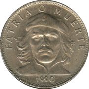 3 Pesos Che Guevara, Cuba, 1990-1992 reverse image