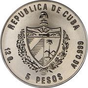 5 Pesos Pinta obverse image