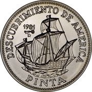 5 Pesos Pinta, Cuba, 1981 reverse image