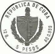 5 Pesos World Championship Spain '82 obverse image
