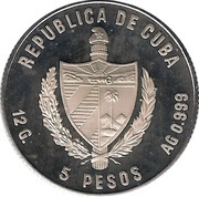 5 Pesos Boxing obverse image