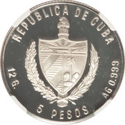 5 Pesos Discus obverse image
