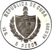 5 Pesos Judo obverse image