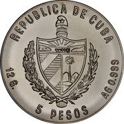 5 Pesos Santisima Trinidad obverse image