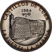 5 Pesos La Fuerza - Havana, Cuba, 1984 reverse image