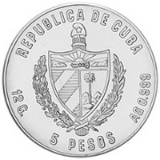 5 Pesos Automobile obverse image