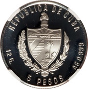 5 Pesos International Year of Peace obverse image