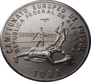 5 Pesos European Cup 1988, Cuba, 1988 reverse image