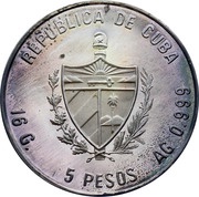 5 Pesos Zeppelin obverse image