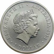1 Dollar - Elizabeth II 4th Portrait - Red Cross obverse image