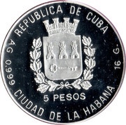 5 Pesos Colosseum obverse image