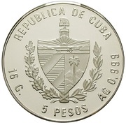 5 Pesos Maiasaura obverse image