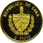 5 Pesos Mausoleum of Helicarnas obverse image