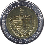 5 Pesos Antonio Maceo obverse image