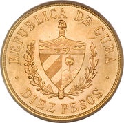 10 Pesos José Martí obverse image
