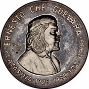 10 Pesos Ernesto "Che" Guevara, Cuba, 1987-1989 reverse image